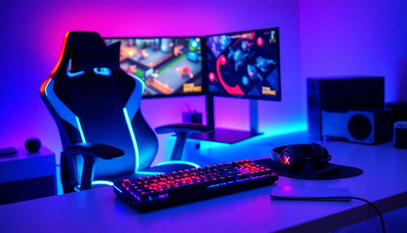 cool gaming setup accessories